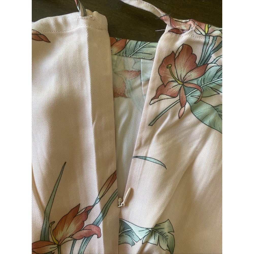 Tommy Bahama Womens 6 100% Silk Pink Maxi Skirt Vintage - Picture 5 of 6